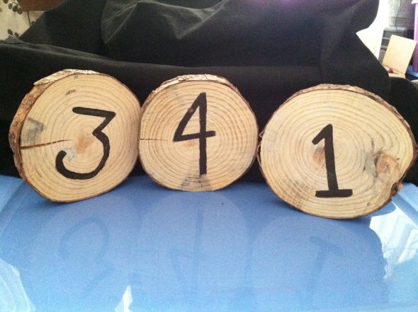 Rustic Decor :  wedding rustic decor bird decor tin buckets grass centerpiece wine bottles wood numbers ecoware brown white ivory silver ceremony reception IMG 0015