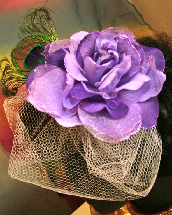 Brand New handmade 2500 Peacock hair fascinator wedding bridal headpiece 