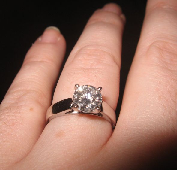 How many carats on a 4.25 - 4.5 skinny small finger please? : wedding ring engagement carat finger 241637 695106460083 116206766 37216222 8166150 O