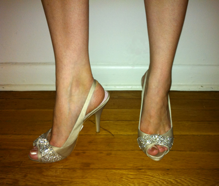 Got my dress!!!! So ecstatic!!! (pics) : wedding priscilla of boston melissa sweet gigi organza polka dots Shoes