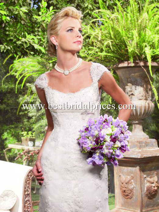 Lace dress with cap sleeves under 1200 wedding Casablanca2 mia solano