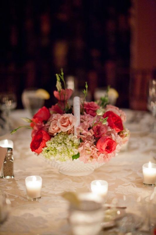Our Beautiful Centerpieces!! :  wedding pink flowers reception 312441 709992063279 22800353 35793707 243904538 N