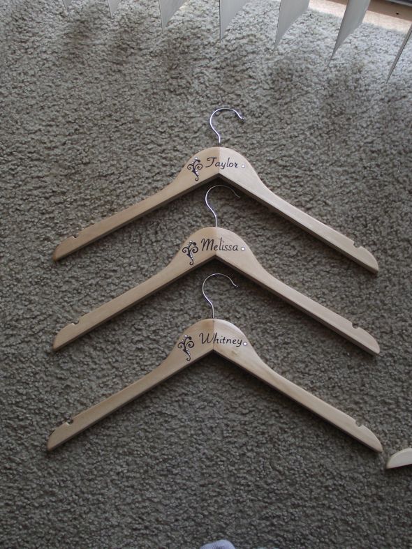 What little details are exclusive to wedding boards? (tears of joy,door hangers) :  wedding Hangers1 2