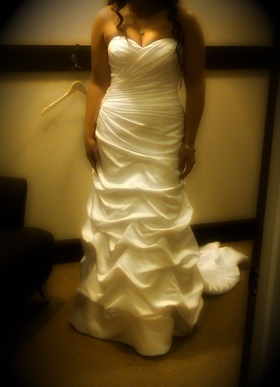 The Biggest No No - Trying on another dress, if you already purchased one! :  wedding dress wedding gown IMG00956 20110122 1456