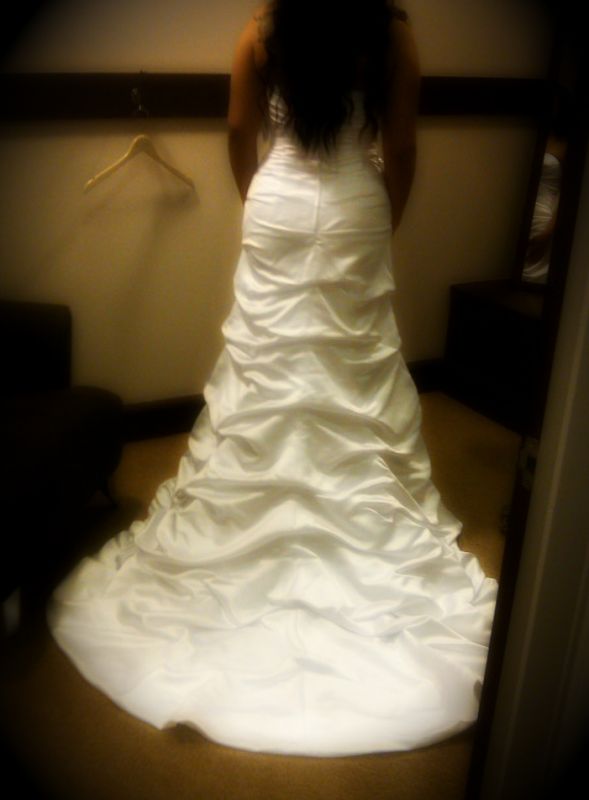 The Biggest No No - Trying on another dress, if you already purchased one! :  wedding dress wedding gown IMG00957 20110122 1456