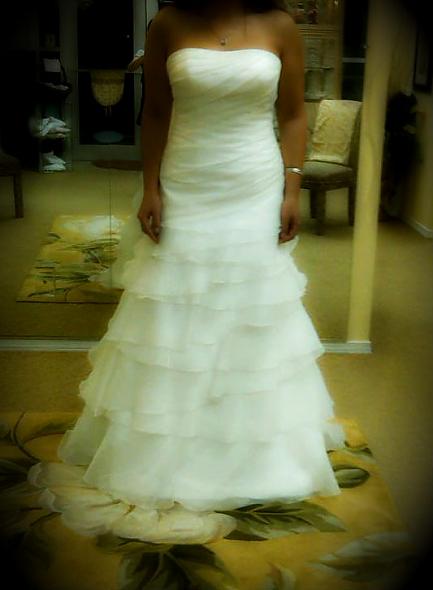The Biggest No No - Trying on another dress, if you already purchased one! :  wedding dress wedding gown Alluregown1