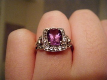 anyone else out there proud of your inexpensive ring? (ROCK IT DONT KNOCK IT!) :  wedding inexpensive engagement rings silver engagement rings DSCF0085