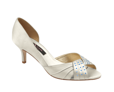 PLEASE HELP!!! Does this match? : wedding baby blue something blue shoes dress Culver Ivory