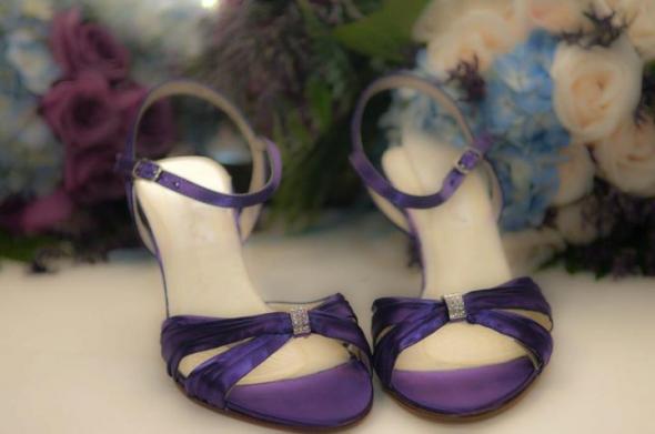 Coloriffics Tori dyed Purple wedding shoes dyed shoes purple ivory Shoes1