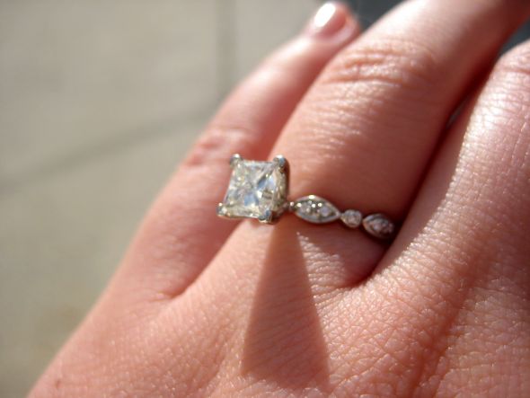 Show me your REAALLLLY Different E-Rings/Wedding Rings... :  wedding IMG 7372