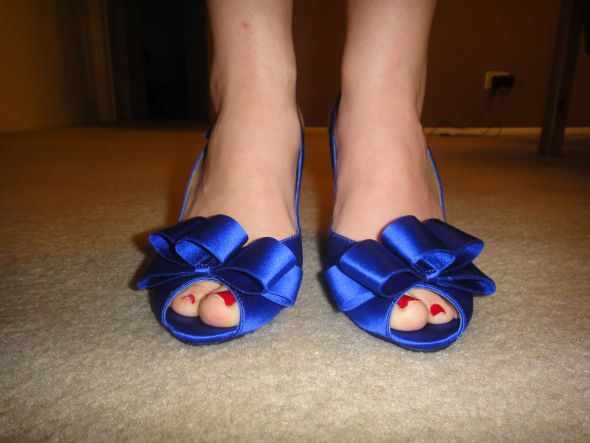 My DIY crystal strassed shoes :  wedding 002