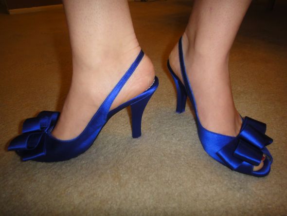 My DIY crystal strassed shoes :  wedding 004