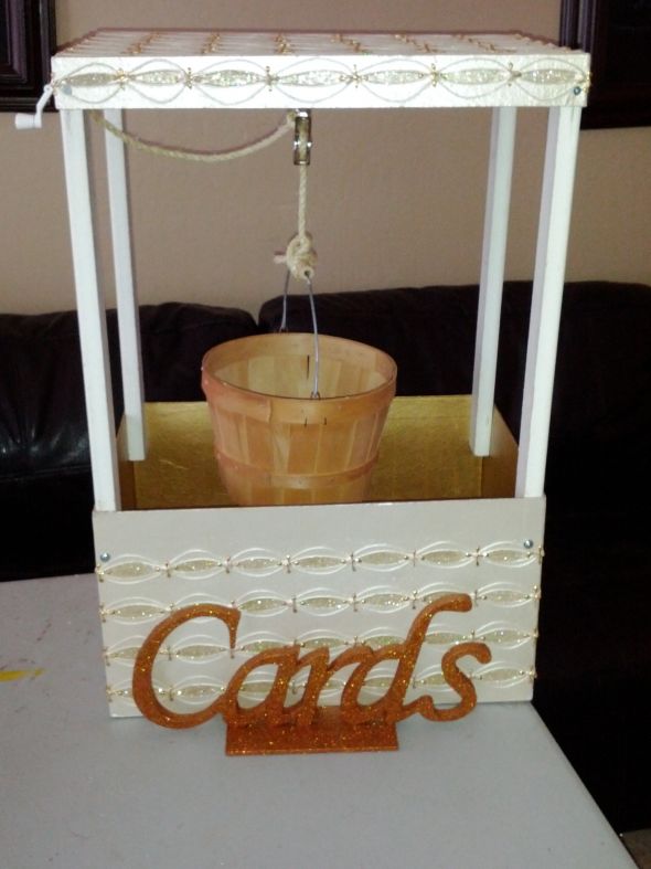 Here are some card box ideas that i 39m thinking of Wishing well card box 
