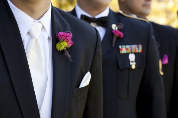 Pink Boutonniere