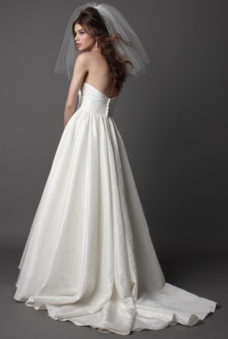 New Years Eve and New Years Day Brides! : wedding Dress Back