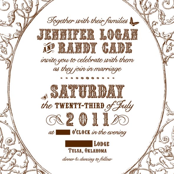 RSVP Card Help! :  wedding rsvp response card reply card paper invitation design diy vintage postcard funny JENNIFER RANDY Invitation 2
