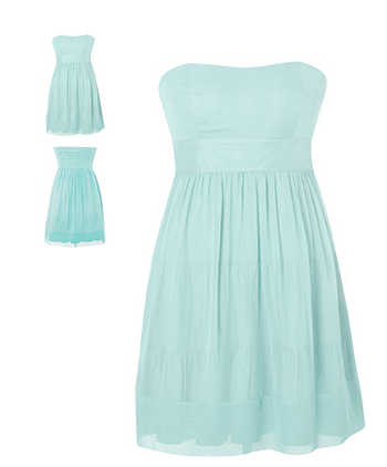light blue short flowy dress