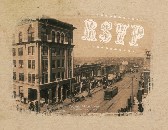 RSVP Card Help! :  wedding rsvp response card reply card paper invitation design diy vintage postcard funny Postcard1 2