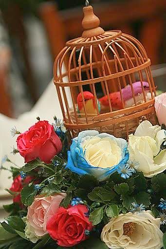 Bird Cage Centerpiece Help wedding birdcage centerpiece 9265 Blue Pink 