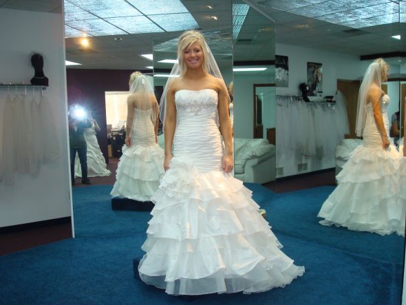 Fab dress with flowy ruffled skirt pics NEEDED. Im looking for the perfect one! :  wedding dress dresses ruffles flowy gown 010
