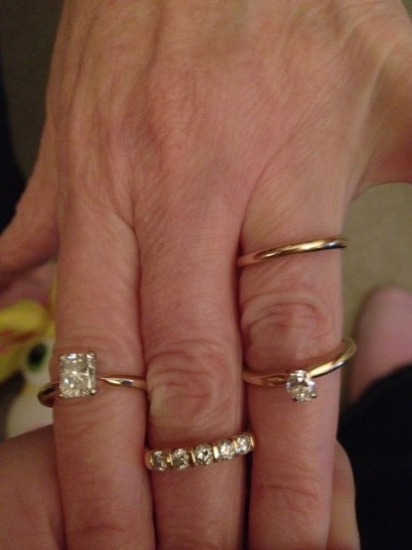 Have you got an HEIRLOOM engagement ring (or stone)? STORY! :  wedding ring engagement vintage heirloom diamond setting Momsrings