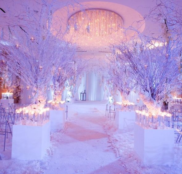Winter wonderland Share Your Centerpieces wedding centerpieces 