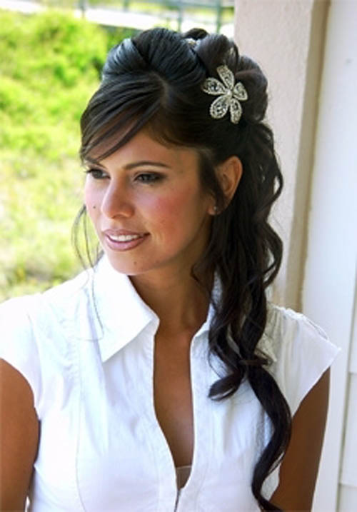 Hairstyle: Family vs me :  wedding hair long family Simple Wedding Hair1