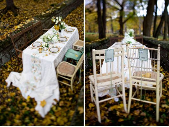  dress anxiety wedding Mismatched Vintage Chairs Weddings