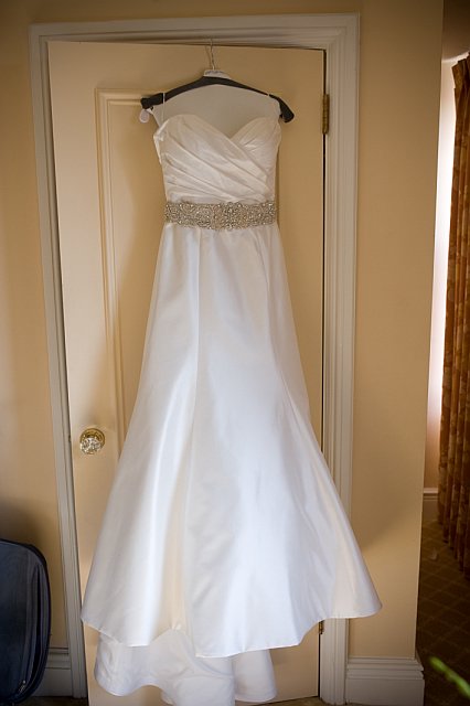Romana Keveza L904 Wedding Dress with Lazaro Swarovski Crystal Sash 2500