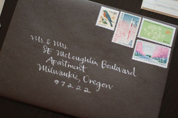 Are you addressing your invites by hand or printed labels? :  wedding Invites05