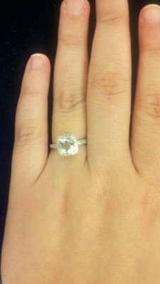Blue diamond engagement rings? :  wedding engagement ring blue diamond waiting confused advice ring porn sapphire Ring