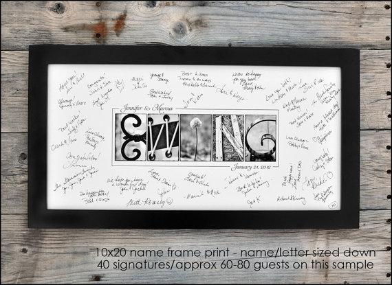 Want a Unique Guest Book :  wedding guest book Guestbook