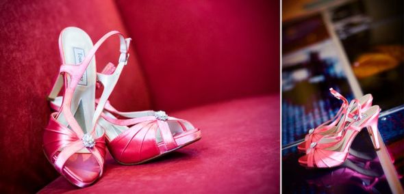 Size 7 Watermelon heels from BenjaminWalk.com :  wedding watermelon coral 7 1 pink shoes 227796 2018893434124 1297534488 2427021 5079053 N