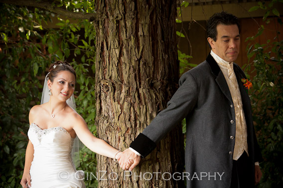 First look or first look as you came down the aisle? : wedding first look photos ceremony wedding DeniseDavid 1592