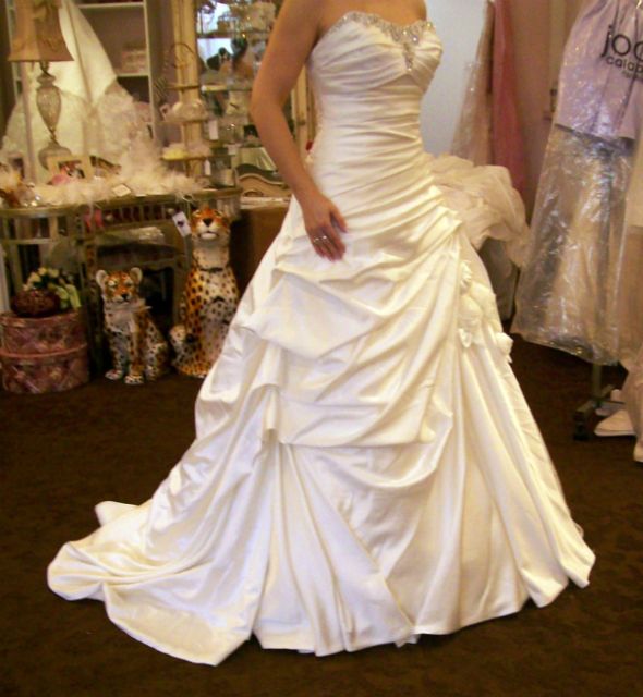 Beaming! Found my dress today! :) :  wedding dress finally anjolique 2211 gown regal MyDress1small