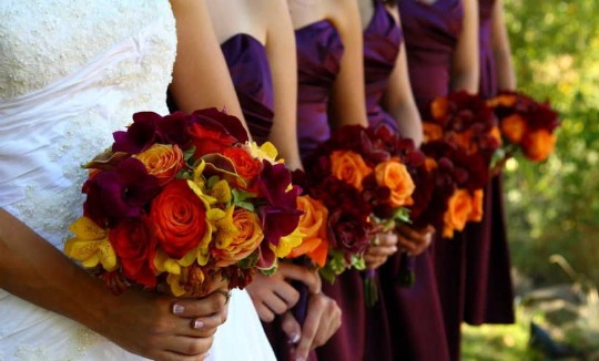 Color Schemes for Fall Weddings And Don't Say Orange LOL 10 months ago