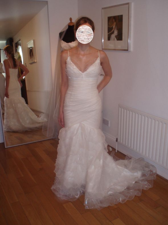 New v. Pre-owned :  wedding dress purchase buy sample pre owned consignment used accessories P1011304