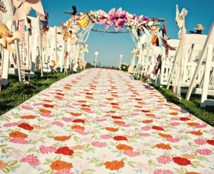 Patterned, Colorful Aisle Runner-Fabric in Bulk :  wedding aisle runner aisle ceremony decor diy Aisle Runner