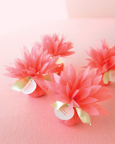 Favors - What can I DIY :  wedding diy favors dahlia flowers edible Dahlia Favors