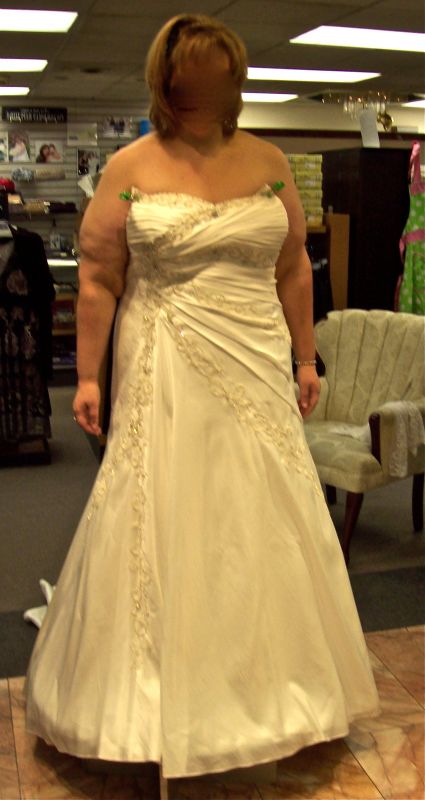 help with choosing a dress after a 160 pound weight loss :  wedding mon cheri sophia tolli gastric bypass weight loss choose dress 100 3884