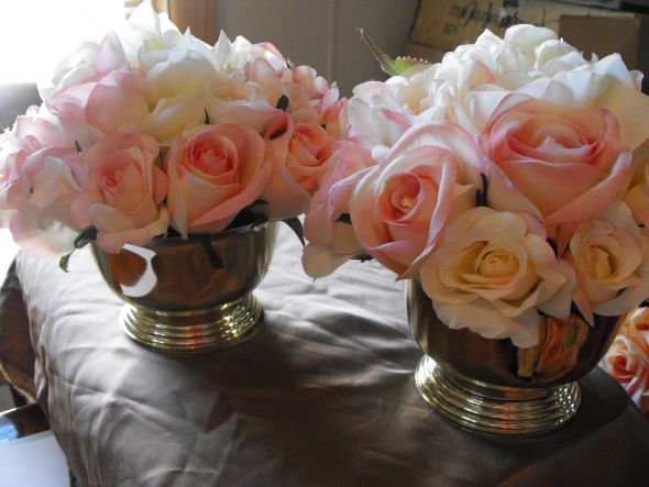 PRE WEDDING SALE! TONS OF ITEMS WITH PHOTOS! :  wedding black gold pink white ivory silver cake bouquet ceremony flowers diy invitations reception Ivory Rose 2