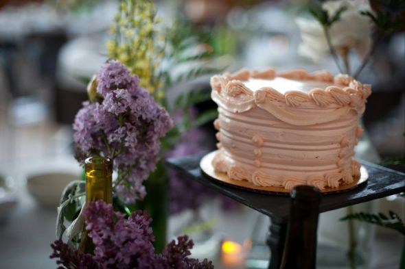 FSChalkboard colored wood cake stands wedding cake cake stand reception