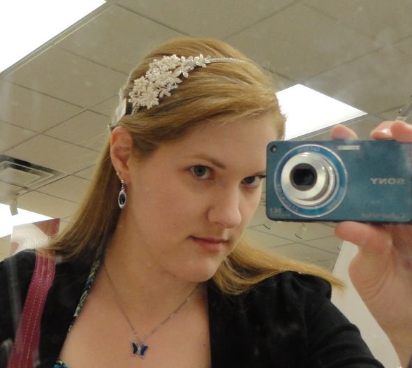 Opinions please! : wedding accessories headband bling hair Davids Headband Help! Which One?? : wedding hair accessories headband hair beauty Davids