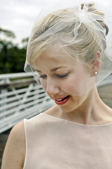 Anyone wearing a plain veil? :  wedding Veil 3