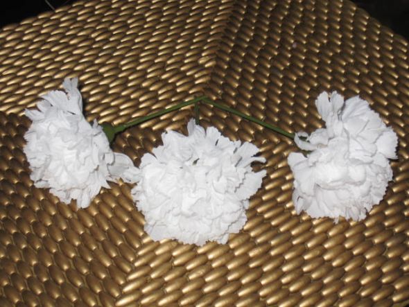  white carnations and light spring green hydrangeas wedding flowers 