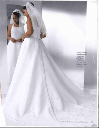 Davids Bridal size 14W Wedding gown wedding wedding gown dress Davids 