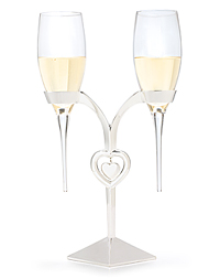 Toasting flutes: Did you buy them or were they a gift? :  wedding champagne toasting flutes Toasting