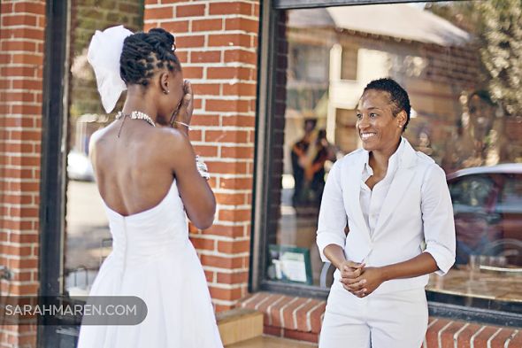 Mrs. & Mrs.!!!!! (Picture Heavy) : wedding lgbt wedding modern modern wedding wedding pics lesbian wedding Artistfaves 023