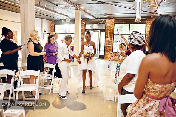 Mrs. & Mrs.!!!!! (Picture Heavy) : wedding lgbt wedding modern modern wedding wedding pics lesbian wedding Artistfaves 057
