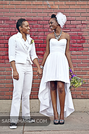 Mrs. & Mrs.!!!!! (Picture Heavy) : wedding lgbt wedding modern modern wedding wedding pics lesbian wedding Artistfaves 077